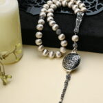 Rosary made of Turkish silver designed according to Islamic heritage.