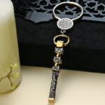 A distinctive Keychain featuring the Islamic heritage Kaaba key.