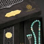 Rosary made of high quality natural Amazonite stone Amazonite is busy In Turkish silver , 925 caliber, size 10 mm, number of 33 beads