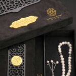 Rosary made of natural farmed pearls of very high quality (Pearl) and Turkish silver, caliber 925 , size 10-9 mm, number 33 beads.