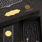 Rosary made of natural star agate stones.