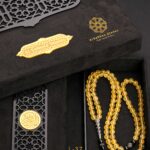 Rosary made of high purity citrine stone.