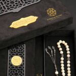 Rosary made of natural mother-of-pearl beads