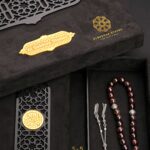 Rosary made of natural garnet stone