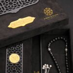 Rosary made of high quality natural onyx agate stone, size 10 mm, number oF 33 beads, Turkish silver , 925 caliber