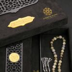 A special rosary made of pure ametrine stone , 33 beads, size 10 mm, inlaid with distinctive Turkish silver, 925 caliber.