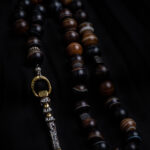 سبحه عثماني من حجر العقيق السليماني العيون الماط.