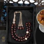 Ottoman rosary garnet stones.