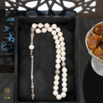 Rosary made of natural seashells.